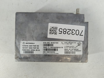 2005 Cadillac Srx Bluetooth Phone Communication Control Module Ccm Oem - Oemusedautoparts1.com