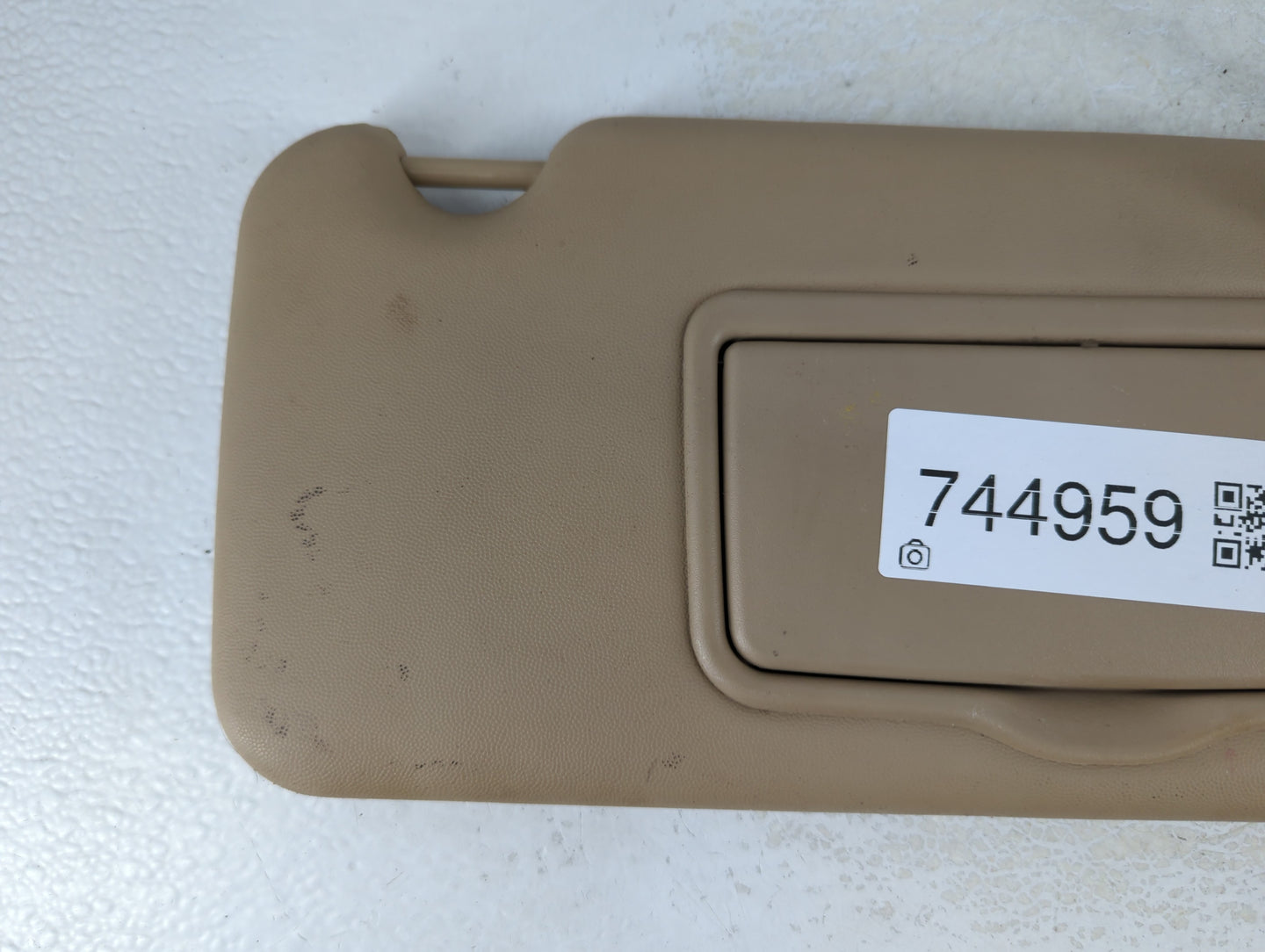 2004-2009 Cadillac Srx Sun Visor Shade Replacement Passenger Right Mirror Fits Fits 2004 2005 2006 2007 2008 2009 OEM Used A