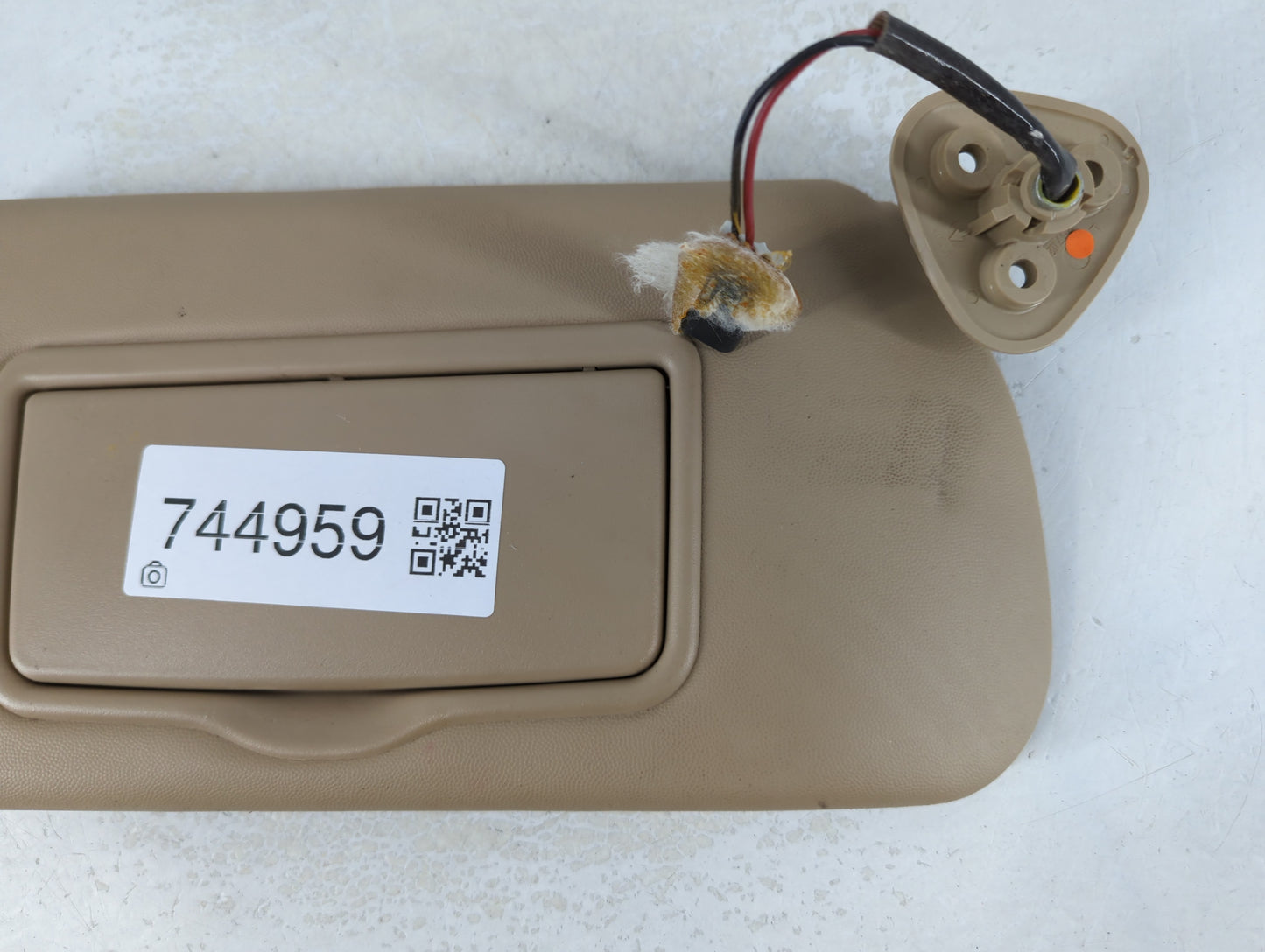 2004-2009 Cadillac Srx Sun Visor Shade Replacement Passenger Right Mirror Fits Fits 2004 2005 2006 2007 2008 2009 OEM Used A