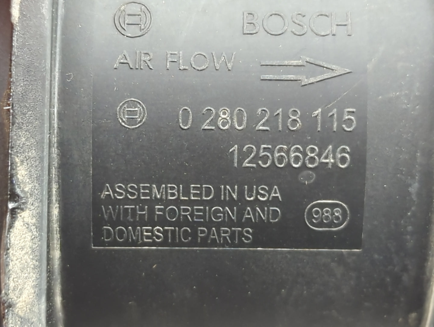 2005-2007 Cadillac Sts Mass Air Flow Meter Maf 1489551 - Oemusedautoparts1.com