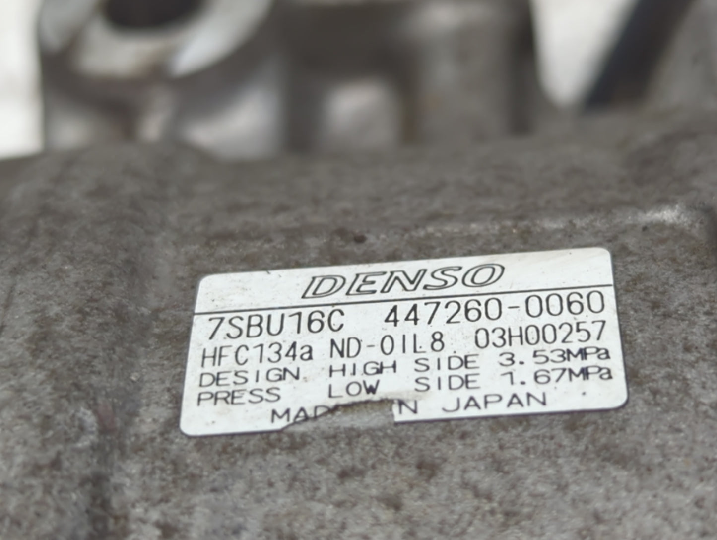 2005-2011 Cadillac Sts Air Conditioning A/c Ac Compressor Oem - Oemusedautoparts1.com