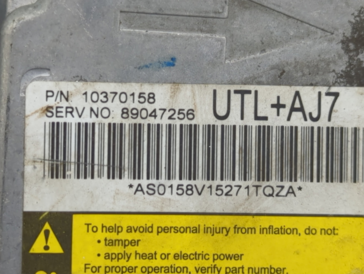 2006 Chevrolet Avalanche 1500 Safety Restraint Srs Airbag Control Module - Oemusedautoparts1.com