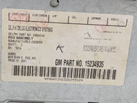 2005-2006 Chevrolet Avalanche 1500 Radio AM FM Cd Player Receiver Replacement P/N:28004545 15234935 Fits OEM Used Auto Parts