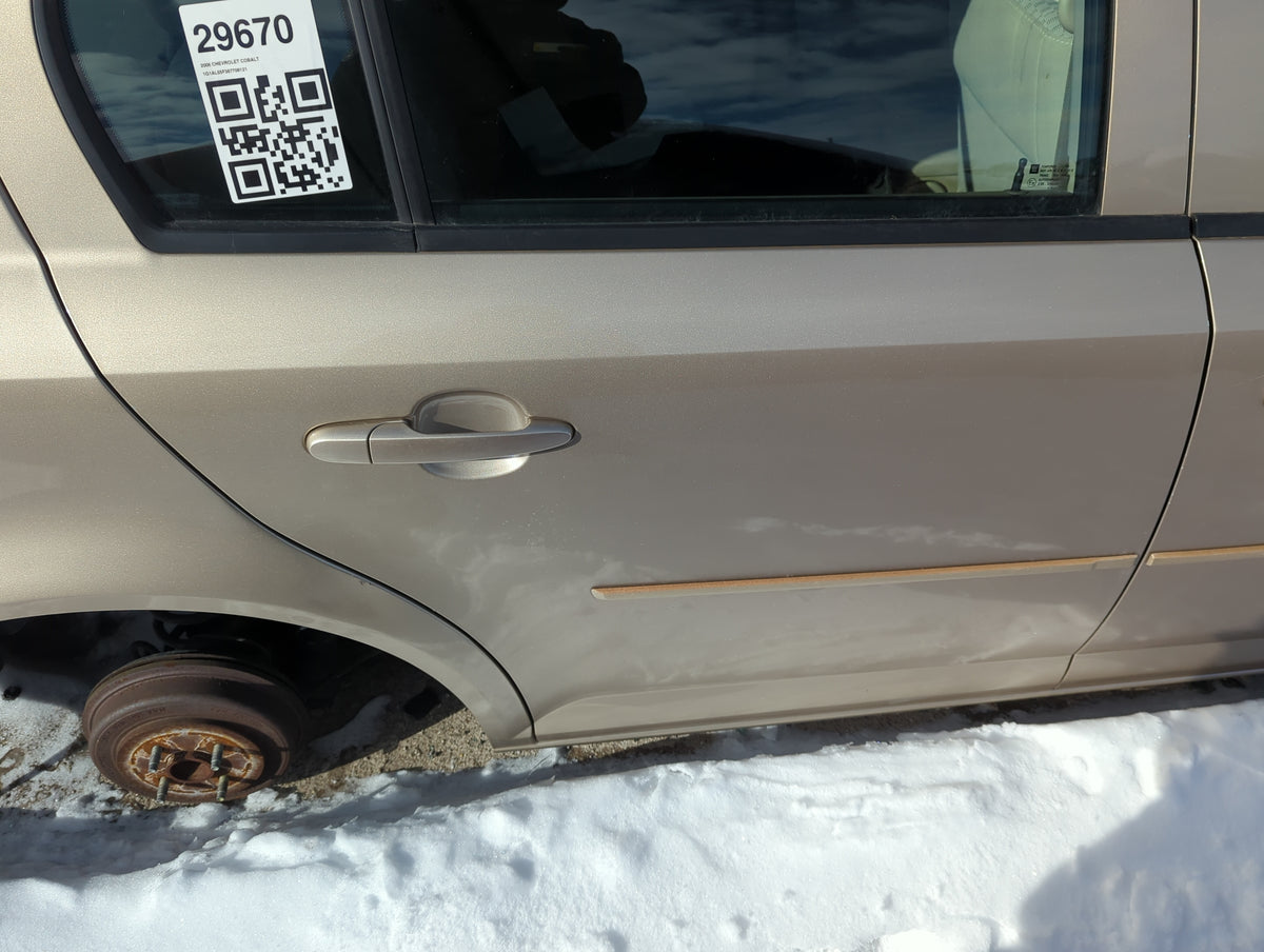 2005-2010 Chevrolet Cobalt Passenger Rear Door Oem 1359237 - Oemusedautoparts1.com