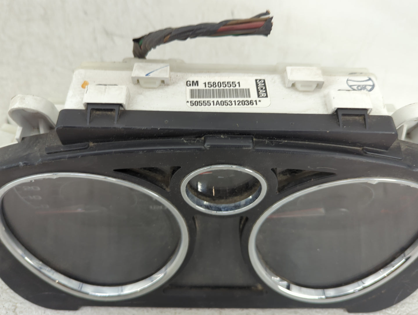 2005-2006 Chevrolet Cobalt Instrument Cluster Speedometer Gauges P/N:15805551 Fits Fits 2005 2006 OEM Used Auto Parts - Oemu