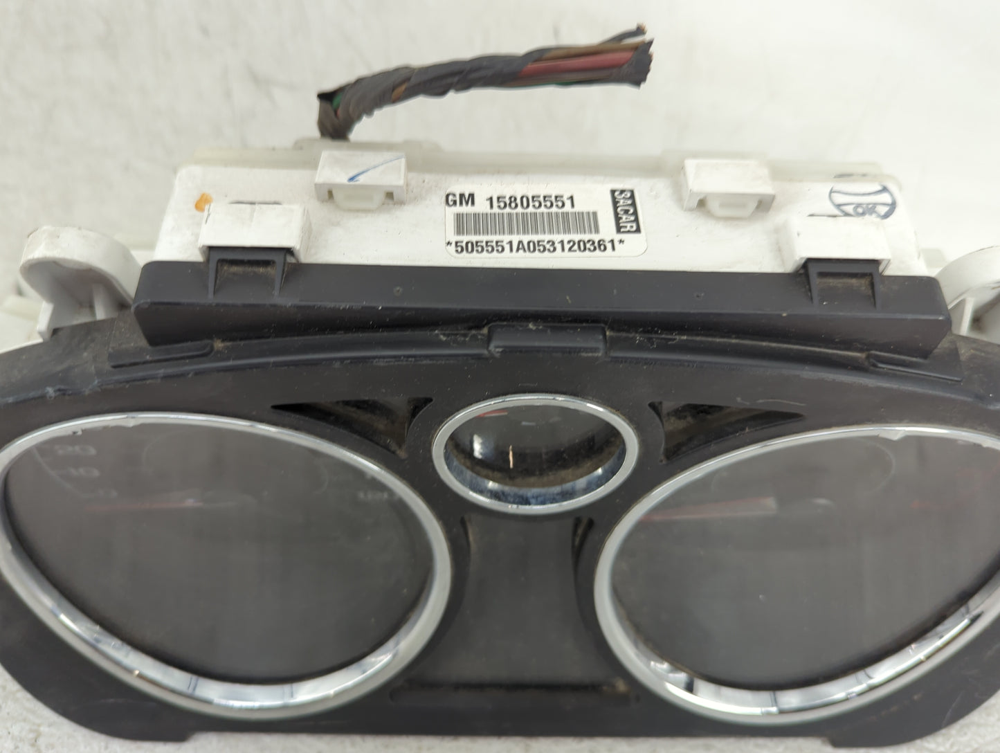 2005-2006 Chevrolet Cobalt Instrument Cluster Speedometer Gauges P/N:15805551 Fits Fits 2005 2006 OEM Used Auto Parts - Oemu