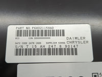 2005-2006 Chevrolet Cobalt Radio AM FM Cd Player Receiver Replacement P/N:15 AH 247 8 90147 P68021159AD Fits Fits 2005 2006 