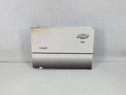 2006 Chevrolet Cobalt Owners Manual Book Guide P/N:06COBALT A OEM Used Auto Parts - Oemusedautoparts1.com