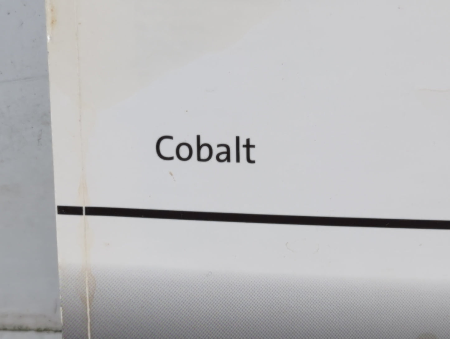 2006 Chevrolet Cobalt Owners Manual Book Guide P/N:06COBALT A OEM Used Auto Parts - Oemusedautoparts1.com