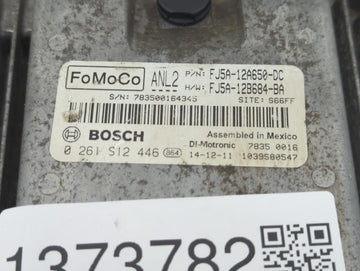 2004-2006 Chevrolet Colorado PCM Engine Control Computer ECU ECM PCU OEM P/N:FJ5A-12A650-DC Fits Fits 2004 2005 2006 OEM Used Auto Parts