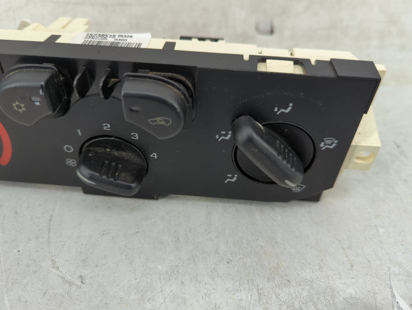2004-2012 Chevrolet Colorado Climate Control Module Temperature AC/Heater Replacement P/N:15238515 Fits OEM Used Auto Parts 