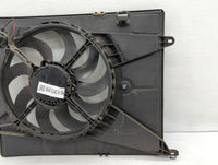 2006 Chevrolet Corsa Left Radiator Fan Motor Assembly Black - Oemusedautoparts1.com