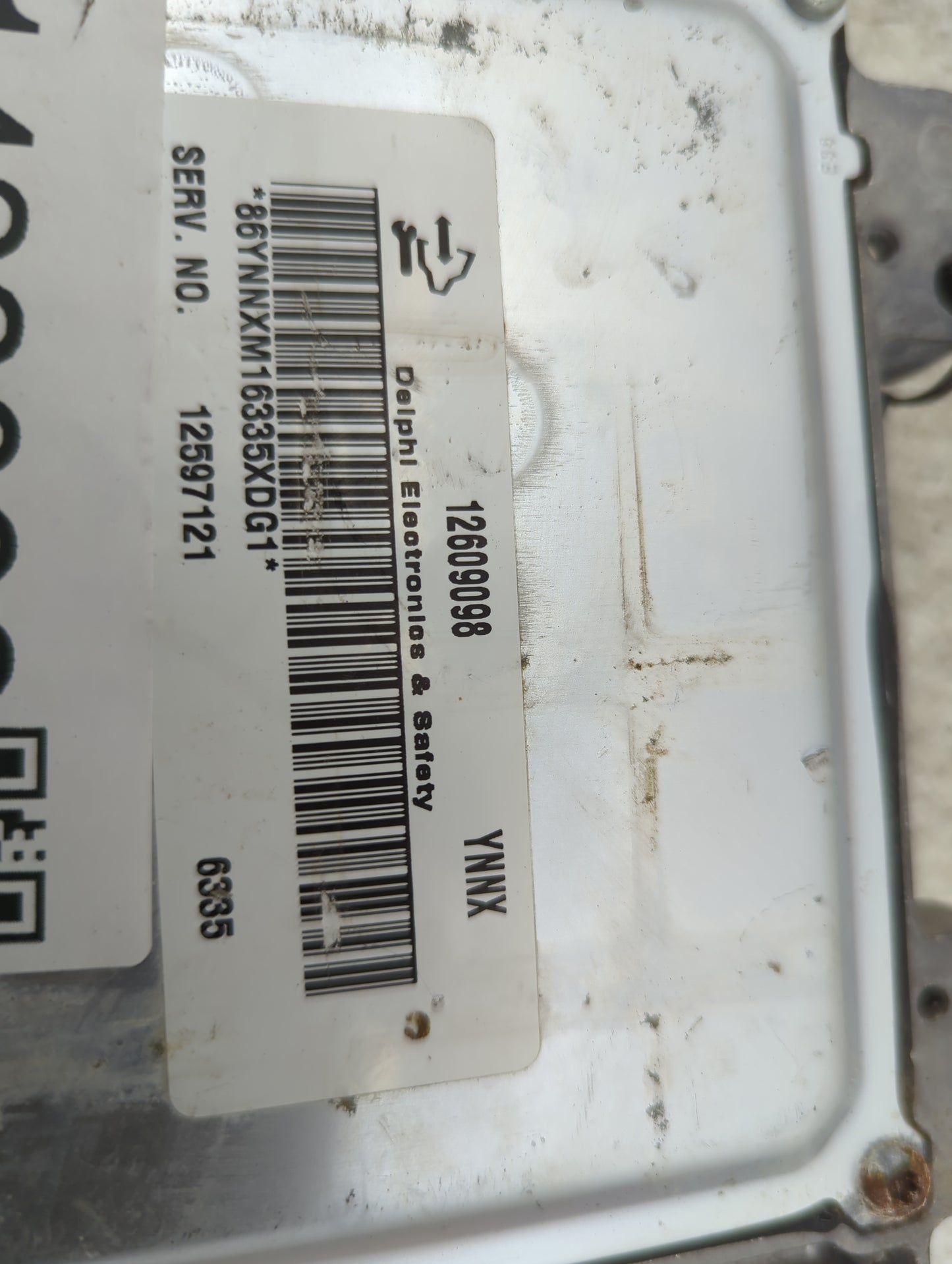 2006-2007 Chevrolet Corvette PCM Engine Control Computer ECU ECM PCU OEM P/N:12609098 Fits Fits 2006 2007 2008 OEM Used Auto