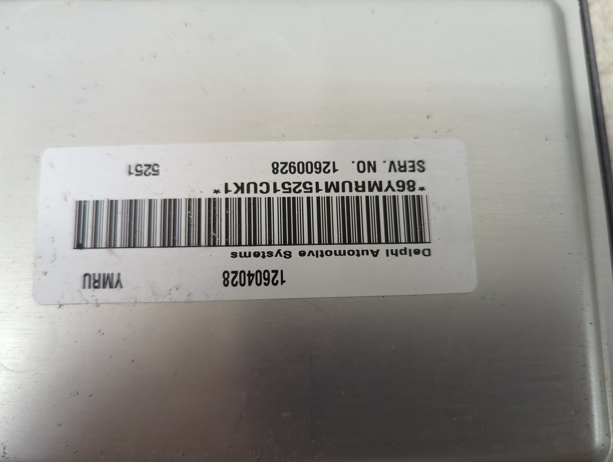 2006 Chevrolet Equinox PCM Engine Control Computer ECU ECM PCU OEM P/N:12604028 12600928 Fits Fits 2007 OEM Used Auto Parts 