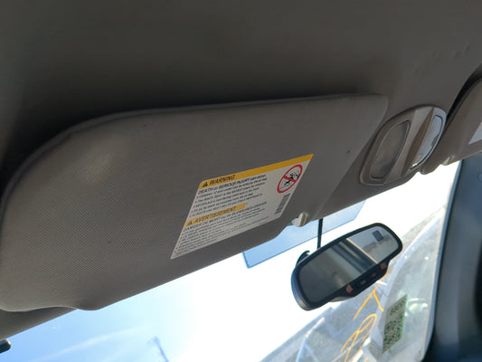 2005-2009 Chevrolet Equinox Sun Visor Shade Replacement Driver Left Mirror Fits Fits 2005 2006 2007 2008 2009 OEM Used Auto 