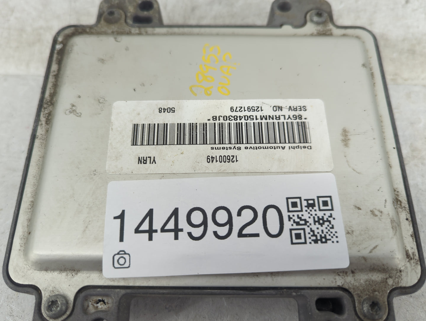 2006 Chevrolet Equinox PCM Engine Control Computer ECU ECM PCU OEM P/N:12600149 Fits Fits 2007 OEM Used Auto Parts - Oemused