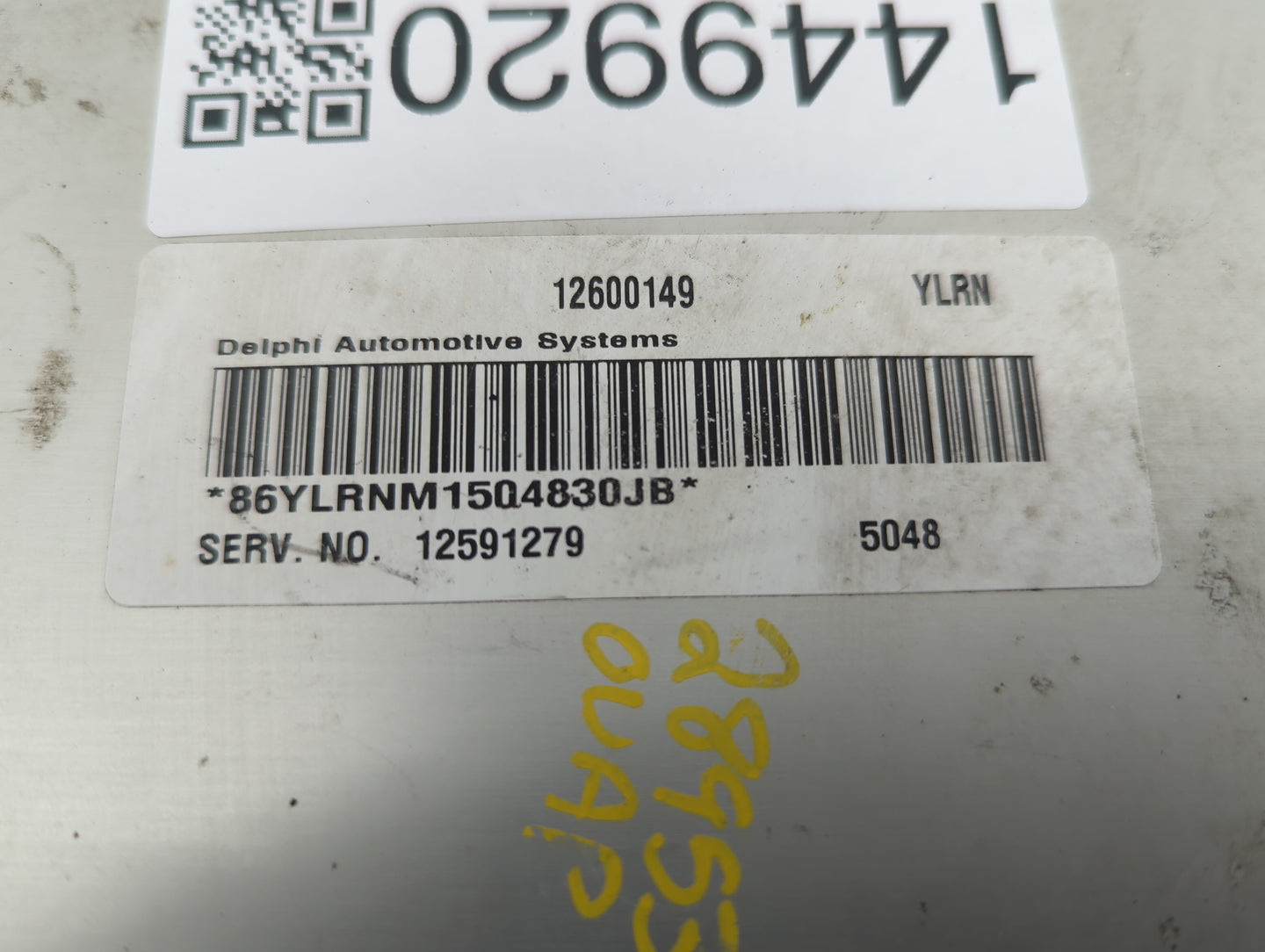2006 Chevrolet Equinox PCM Engine Control Computer ECU ECM PCU OEM P/N:12600149 Fits Fits 2007 OEM Used Auto Parts - Oemused