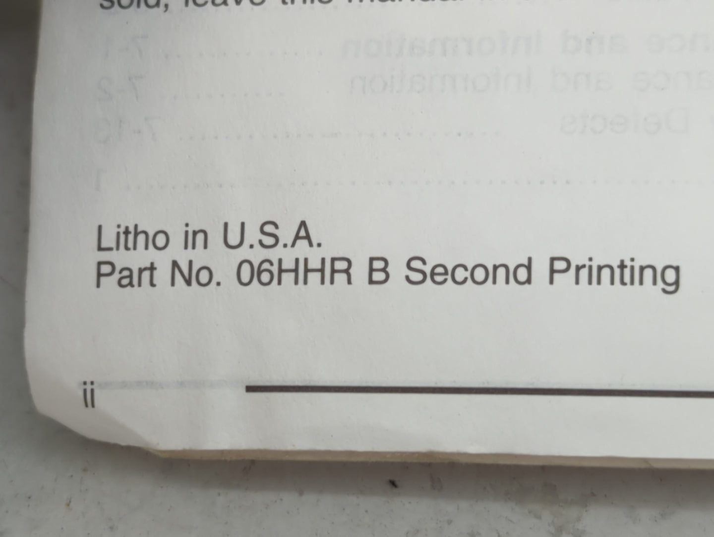 2006 Chevrolet Hhr Owners Manual Book Guide OEM Used Auto Parts - Oemusedautoparts1.com