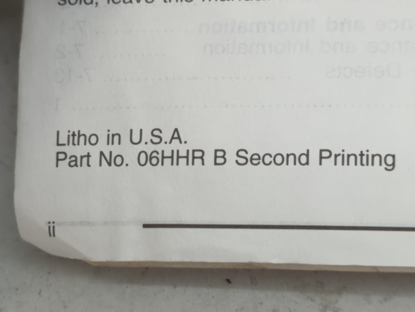 2006 Chevrolet Hhr Owners Manual Book Guide OEM Used Auto Parts - Oemusedautoparts1.com