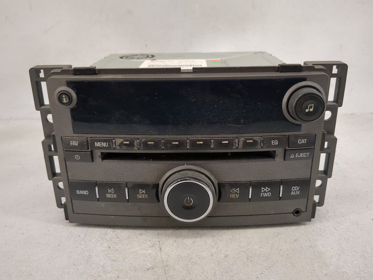 2006-2011 Chevrolet Hhr Radio AM FM Cd Player Receiver Replacement P/N:15832813 Fits Fits 2005 2006 2007 2008 2009 2010 2011