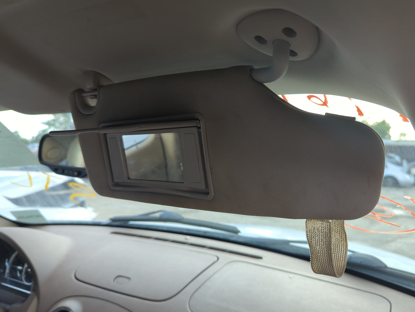 2006-2011 Chevrolet Hhr Sun Visor Shade Replacement Passenger Right Mirror Fits Fits 2006 2007 2008 2009 2010 2011 OEM Used 