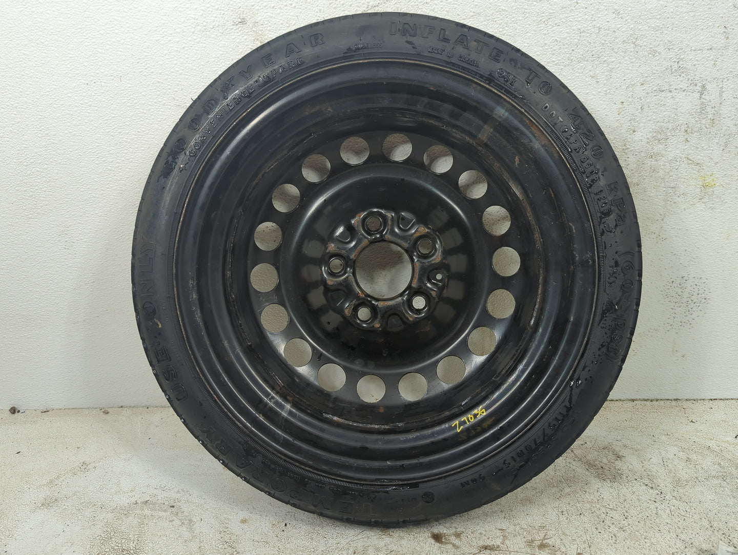 2006-2011 Chevrolet Hhr Spare Donut Tire Wheel Rim Oem 5036772 - Oemusedautoparts1.com
