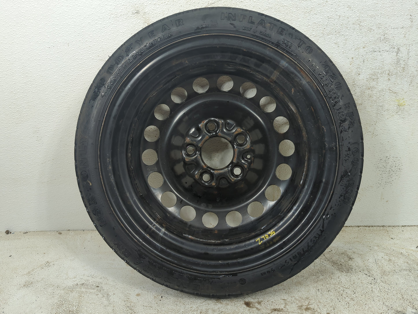 2006-2011 Chevrolet Hhr Spare Donut Tire Wheel Rim Oem 5036772 - Oemusedautoparts1.com