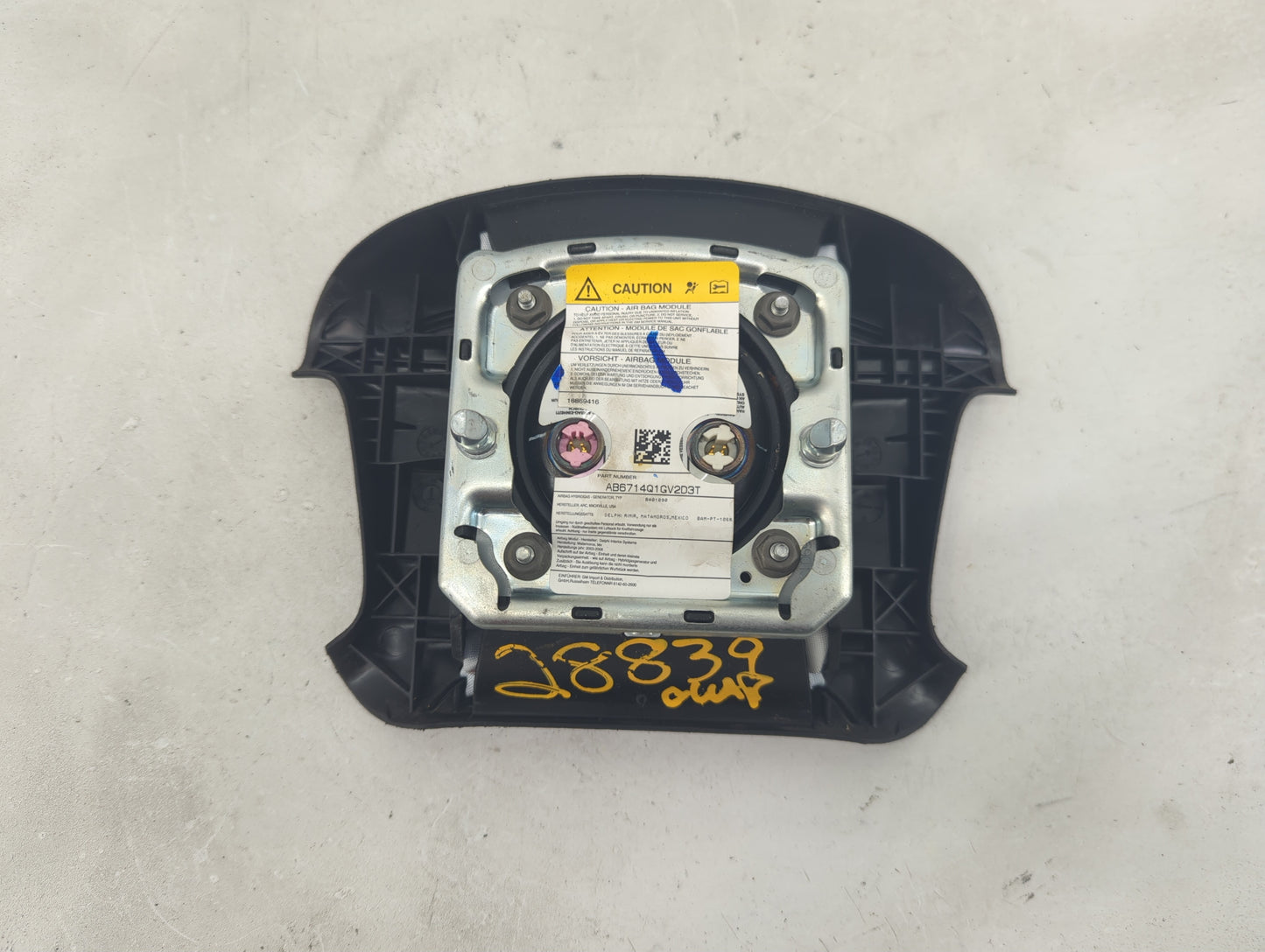 2006-2016 Chevrolet Impala Air Bag Driver Left Steering Wheel Mounted - Oemusedautoparts1.com