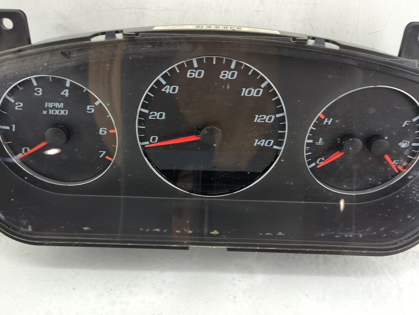 2006 Chevrolet Impala Instrument Cluster Speedometer Gauges Fits OEM Used Auto Parts - Oemusedautoparts1.com