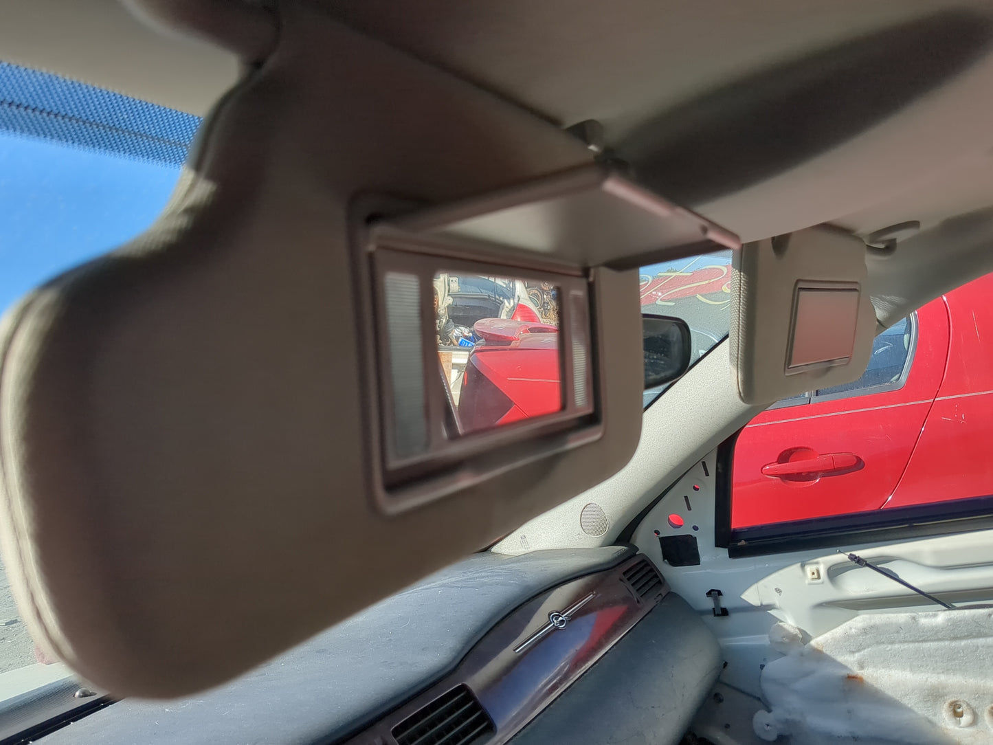 2006-2016 Chevrolet Impala Sun Visor Shade Replacement Driver Left Mirror Fits OEM Used Auto Parts - Oemusedautoparts1.com