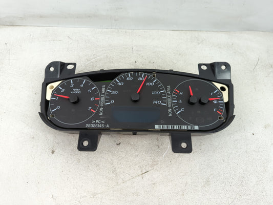 2006 Chevrolet Impala Instrument Cluster Speedometer Gauges P/N:15806462 Fits OEM Used Auto Parts - Oemusedautoparts1.com