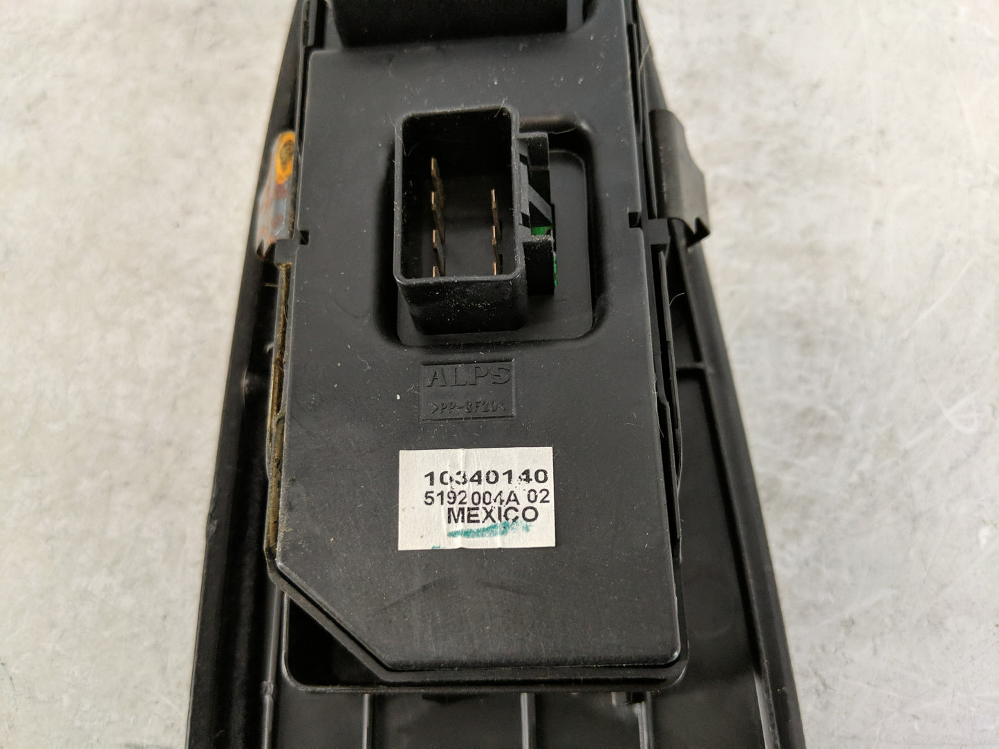 2006-2008 Chevrolet Impala Master Power Window Switch Replacement Driver Side Left P/N:10340140 7283004A04 Fits OEM Used Aut
