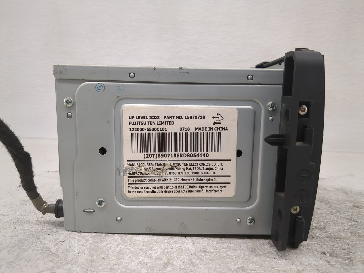 2006-2016 Chevrolet Impala Radio AM FM Cd Player Receiver Replacement P/N:15870718 Fits OEM Used Auto Parts - Oemusedautopar