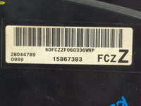 2006 Chevrolet Impala Instrument Cluster Speedometer Gauges P/N:15867383 Fits OEM Used Auto Parts - Oemusedautoparts1.com