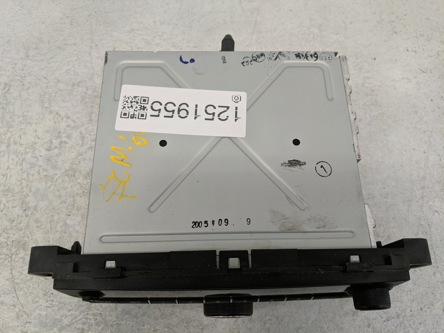 2006-2008 Chevrolet Impala Radio AM FM Cd Player Receiver Replacement P/N:15798973 Fits Fits 2006 2007 2008 OEM Used Auto Pa