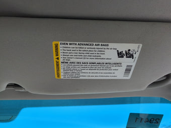 compare product 2006-2016 Chevrolet Impala Sun Visor Shade Replacement Passenger Right Mirror Fits OEM Used Auto Parts