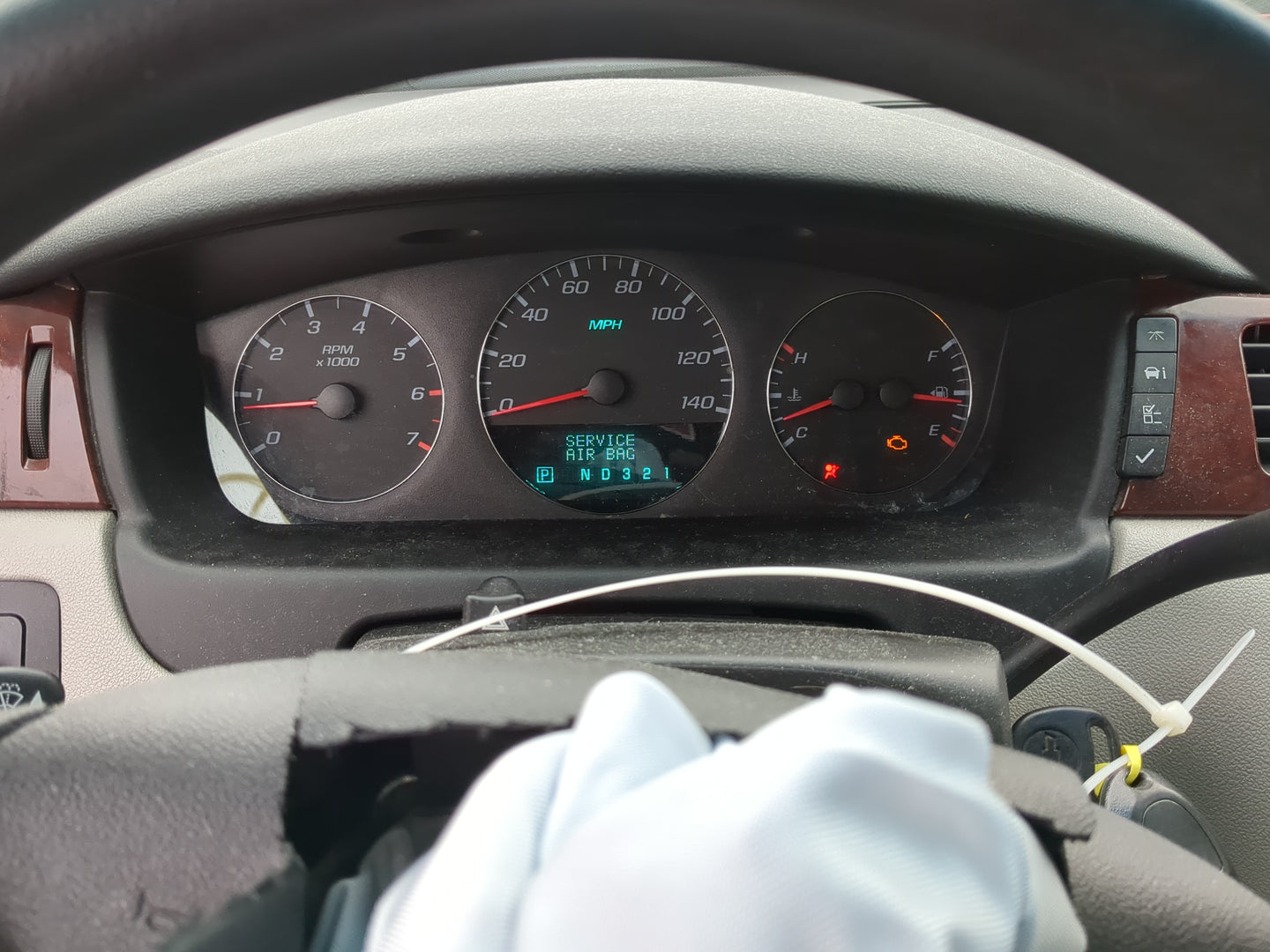 2006 Chevrolet Impala Instrument Cluster Speedometer Gauges Miles:283K Fits OEM Used Auto Parts - Oemusedautoparts1.com