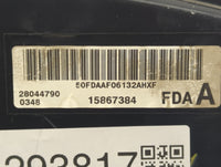 2006 Chevrolet Impala Instrument Cluster Speedometer Gauges P/N:15867384 Fits OEM Used Auto Parts - Oemusedautoparts1.com