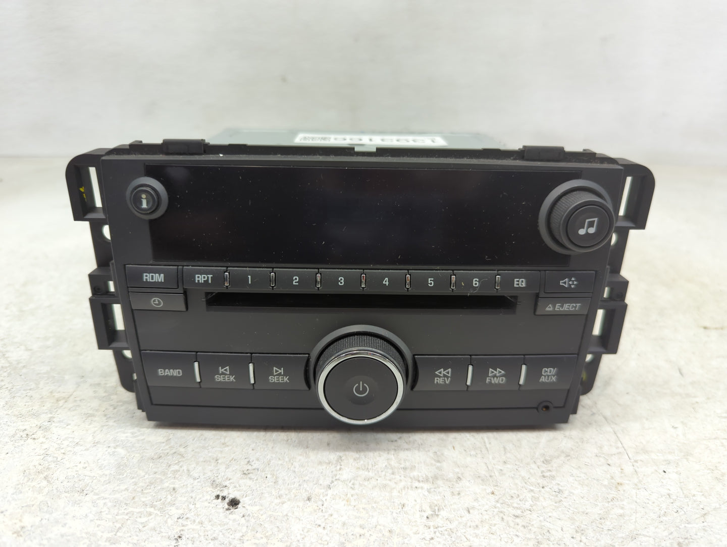 2006-2008 Chevrolet Impala Radio AM FM Cd Player Receiver Replacement P/N:15798973 Fits Fits 2006 2007 2008 OEM Used Auto Pa