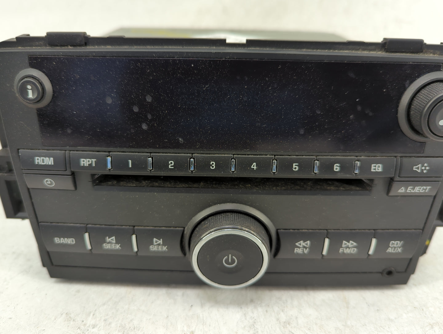 2006-2008 Chevrolet Impala Radio AM FM Cd Player Receiver Replacement P/N:15798973 122000-6510C101 Fits Fits 2006 2007 2008 