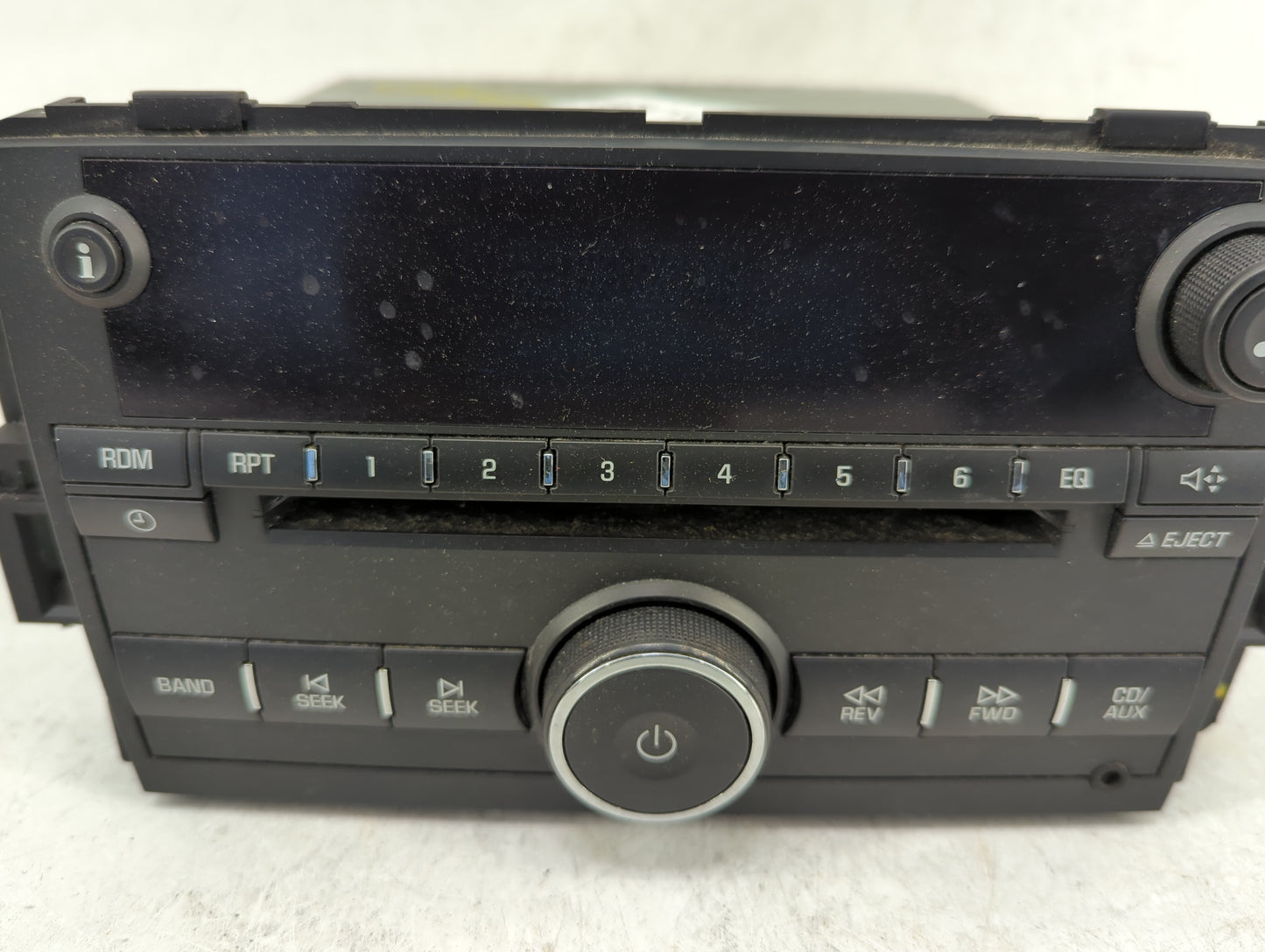 2006-2008 Chevrolet Impala Radio AM FM Cd Player Receiver Replacement P/N:15798973 122000-6510C101 Fits Fits 2006 2007 2008 