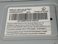 2006-2008 Chevrolet Impala Radio AM FM Cd Player Receiver Replacement P/N:15798973 Fits Fits 2006 2007 2008 OEM Used Auto Pa