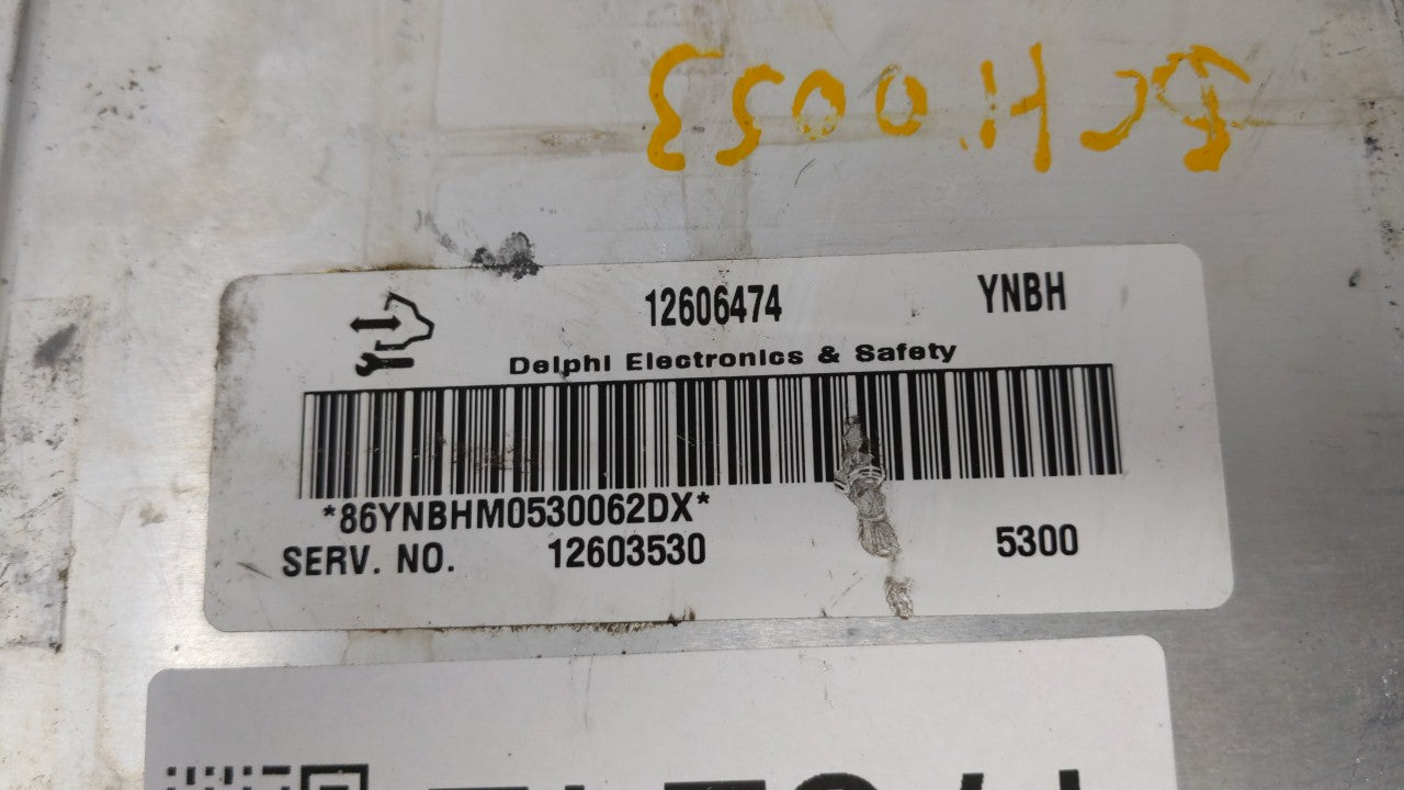 2006 Chevrolet Impala PCM Engine Control Computer ECU ECM PCU OEM P/N:12606474 12605330, 12604995, 12605548, 12607633 Fits O