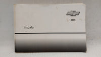 2006 Chevrolet Impala Owners Manual Book Guide OEM Used Auto Parts - Oemusedautoparts1.com