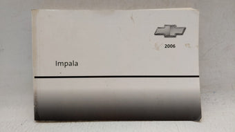 compare product 2006 Chevrolet Impala Owners Manual Book Guide OEM Used Auto Parts