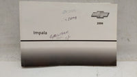 2006 Chevrolet Impala Owners Manual Book Guide OEM Used Auto Parts - Oemusedautoparts1.com
