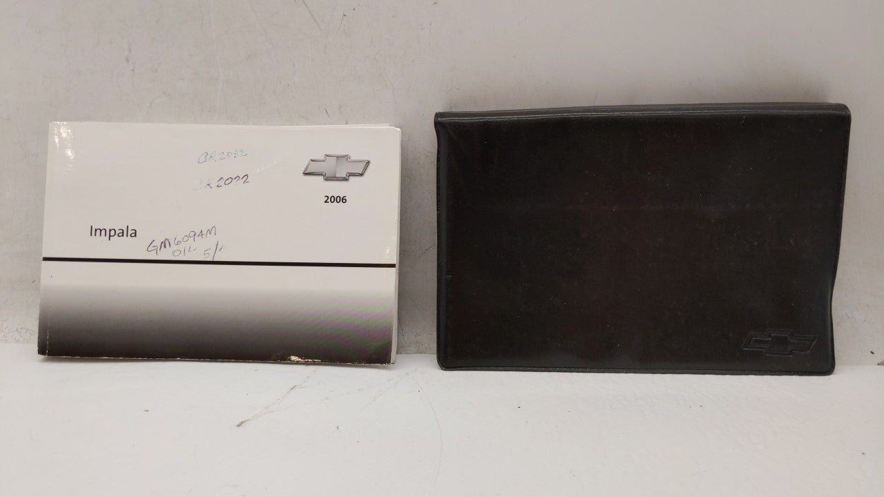 2006 Chevrolet Impala Owners Manual Book Guide OEM Used Auto Parts - Oemusedautoparts1.com