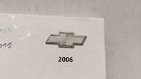 2006 Chevrolet Impala Owners Manual Book Guide OEM Used Auto Parts - Oemusedautoparts1.com