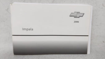 compare product 2006 Chevrolet Impala Owners Manual Book Guide OEM Used Auto Parts