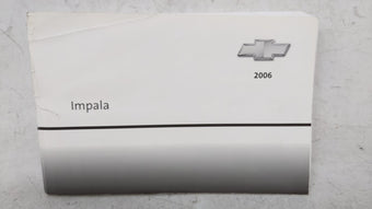 compare product 2006 Chevrolet Impala Owners Manual Book Guide OEM Used Auto Parts